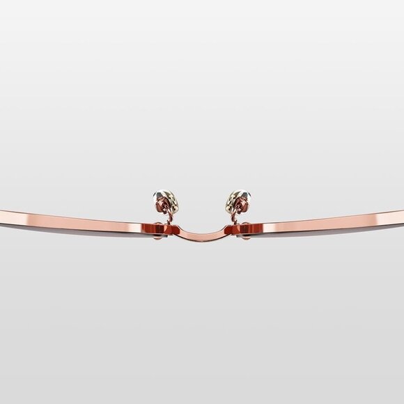 Women Oversized Butterfly Sunglasses Rose Gold Pink Gradient UV Protection - Picture 7 of 8